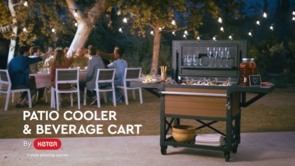Patio Cooler & Beverage Cart