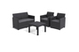 Marie 2 seater set with Orlando small table