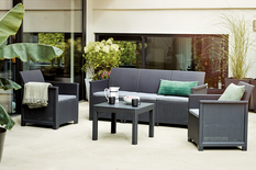 ELODIE 5 SEATER SET WITH CLASSIC TABLE