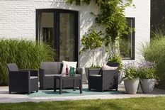 Claire 2 seater sofa set with Orlando small table