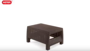 Corfu Lounge Table - 360 view